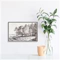Picture of Windy Trees _GroupedProduct_Rectangle_Landscape_Canvas_Framed_
