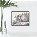 Picture of Windy Trees _GroupedProduct_Rectangle_Landscape_Canvas_Framed_