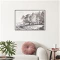 Picture of Windy Trees _GroupedProduct_Rectangle_Landscape_Canvas_Framed_