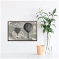 Picture of Sketched Airballoons _GroupedProduct_Rectangle_Landscape_Canvas_Framed_