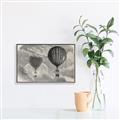 Picture of Sketched Airballoons _GroupedProduct_Rectangle_Landscape_Canvas_Framed_