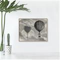 Picture of Sketched Airballoons _GroupedProduct_Rectangle_Landscape_Canvas_Framed_