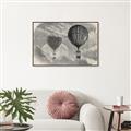 Picture of Sketched Airballoons _GroupedProduct_Rectangle_Landscape_Canvas_Framed_