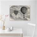 Picture of Sketched Airballoons _GroupedProduct_Rectangle_Landscape_Canvas_Framed_