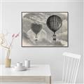 Picture of Sketched Airballoons _GroupedProduct_Rectangle_Landscape_Canvas_Framed_