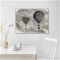 Picture of Sketched Airballoons _GroupedProduct_Rectangle_Landscape_Canvas_Framed_