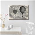 Picture of Sketched Airballoons _GroupedProduct_Rectangle_Landscape_Canvas_Framed_