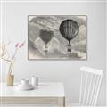 Picture of Sketched Airballoons _GroupedProduct_Rectangle_Landscape_Canvas_Framed_