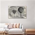 Picture of Sketched Airballoons _GroupedProduct_Rectangle_Landscape_Canvas_Framed_