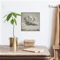 Picture of Sketched Clouds _GroupedProduct_Square_Canvas_Framed_
