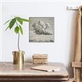 Picture of Sketched Clouds _GroupedProduct_Square_Canvas_Framed_