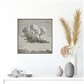 Picture of Sketched Clouds _GroupedProduct_Square_Canvas_Framed_