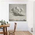 Picture of Sketched Clouds _GroupedProduct_Square_Canvas_Framed_