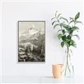 Picture of Mountain Peaks _GroupedProduct_Rectangle_Portrait_Canvas_Framed_