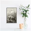 Picture of Mountain Peaks _GroupedProduct_Rectangle_Portrait_Canvas_Framed_