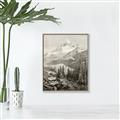 Picture of Mountain Peaks _GroupedProduct_Rectangle_Portrait_Canvas_Framed_