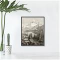 Picture of Mountain Peaks _GroupedProduct_Rectangle_Portrait_Canvas_Framed_