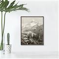 Picture of Mountain Peaks _GroupedProduct_Rectangle_Portrait_Canvas_Framed_