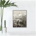Picture of Mountain Peaks _GroupedProduct_Rectangle_Portrait_Canvas_Framed_