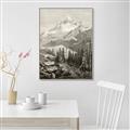 Picture of Mountain Peaks _GroupedProduct_Rectangle_Portrait_Canvas_Framed_
