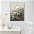 Picture of Mountain Peaks _GroupedProduct_Rectangle_Portrait_Canvas_Framed_