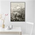 Picture of Mountain Peaks _GroupedProduct_Rectangle_Portrait_Canvas_Framed_