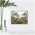 Picture of Jungle Flowers  _GroupedProduct_Rectangle_Landscape_Canvas_Framed_