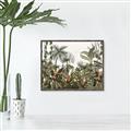 Picture of Jungle Flowers  _GroupedProduct_Rectangle_Landscape_Canvas_Framed_
