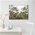 Picture of Jungle Flowers  _GroupedProduct_Rectangle_Landscape_Canvas_Framed_