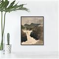 Picture of River Runs  _GroupedProduct_Rectangle_Portrait_Canvas_Framed_
