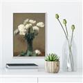 Picture of petals white _GroupedProduct_Rectangle_Portrait_Canvas_Framed_