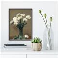 Picture of petals white _GroupedProduct_Rectangle_Portrait_Canvas_Framed_