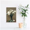 Picture of petals white _GroupedProduct_Rectangle_Portrait_Canvas_Framed_