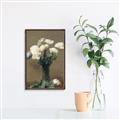 Picture of petals white _GroupedProduct_Rectangle_Portrait_Canvas_Framed_