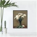 Picture of petals white _GroupedProduct_Rectangle_Portrait_Canvas_Framed_