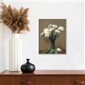 Picture of petals white _GroupedProduct_Rectangle_Portrait_Canvas_Framed_