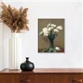 Picture of petals white _GroupedProduct_Rectangle_Portrait_Canvas_Framed_