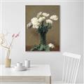 Picture of petals white _GroupedProduct_Rectangle_Portrait_Canvas_Framed_