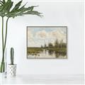 Picture of Green Creek _GroupedProduct_Rectangle_Landscape_Canvas_Framed_