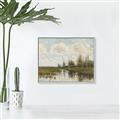 Picture of Green Creek _GroupedProduct_Rectangle_Landscape_Canvas_Framed_