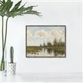 Picture of Green Creek _GroupedProduct_Rectangle_Landscape_Canvas_Framed_