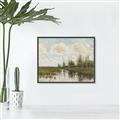 Picture of Green Creek _GroupedProduct_Rectangle_Landscape_Canvas_Framed_