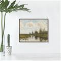 Picture of Green Creek _GroupedProduct_Rectangle_Landscape_Canvas_Framed_