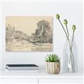 Picture of Sketched Creek _GroupedProduct_Rectangle_Landscape_Unframed_Print_Only_