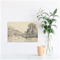 Picture of Sketched Creek _GroupedProduct_Rectangle_Landscape_Unframed_Print_Only_