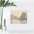 Picture of Sketched Creek _GroupedProduct_Rectangle_Landscape_Unframed_Print_Only_
