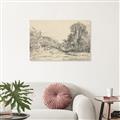 Picture of Sketched Creek _GroupedProduct_Rectangle_Landscape_Unframed_Print_Only_