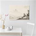 Picture of Riverside Sketched _GroupedProduct_Rectangle_Landscape_Unframed_Print_Only_
