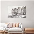 Picture of Windy Trees _GroupedProduct_Rectangle_Landscape_Unframed_Print_Only_