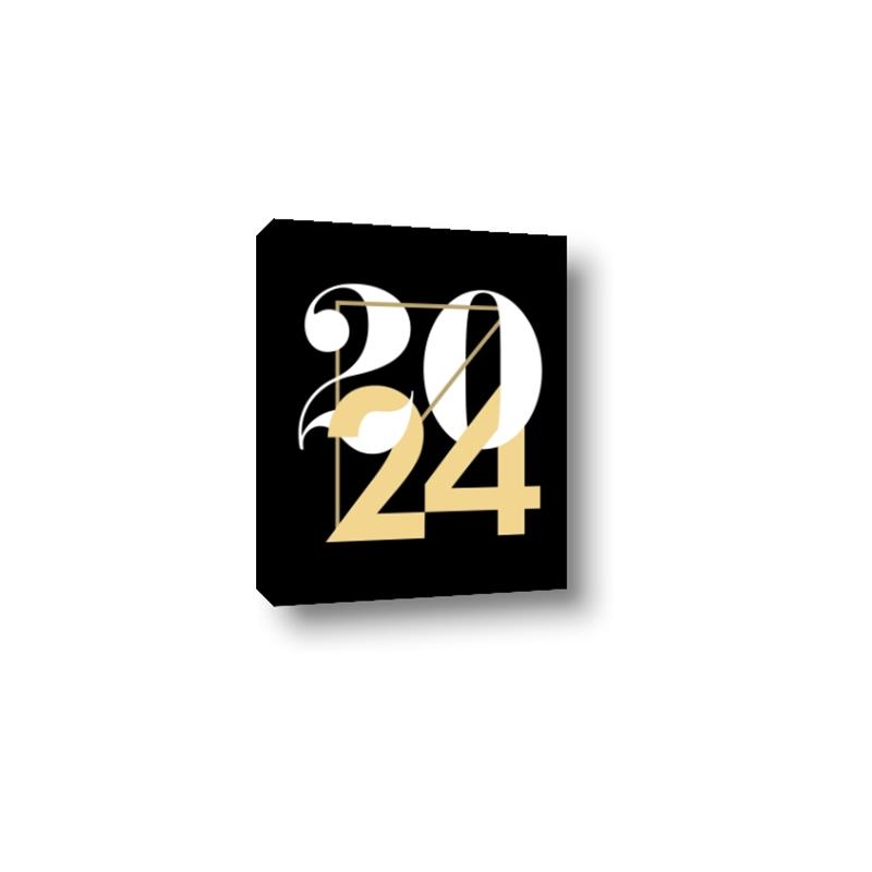 Picture of 2024 Gold  _GroupedProduct_Rectangle_Portrait_Canvas_